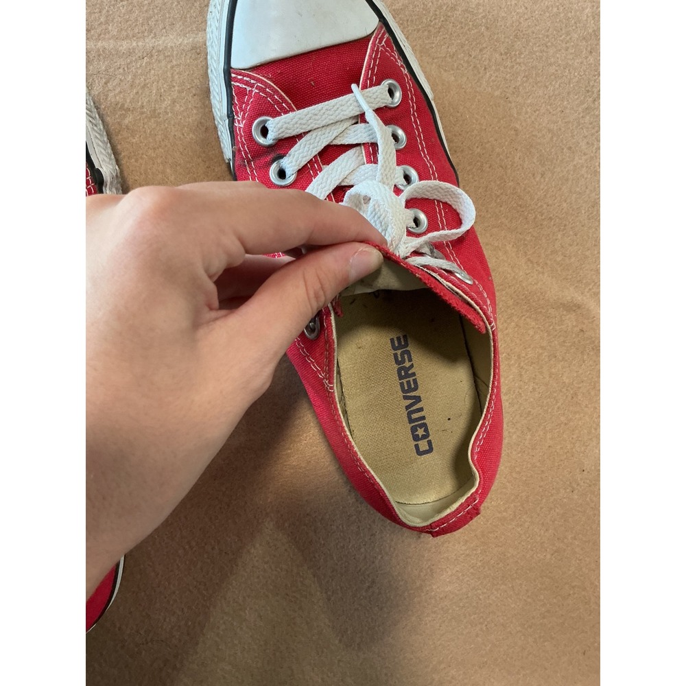 Converse Chuck Taylor All Star Unisex 7W/5M Red Good Low Top Sneakers - Picture 3 of 5